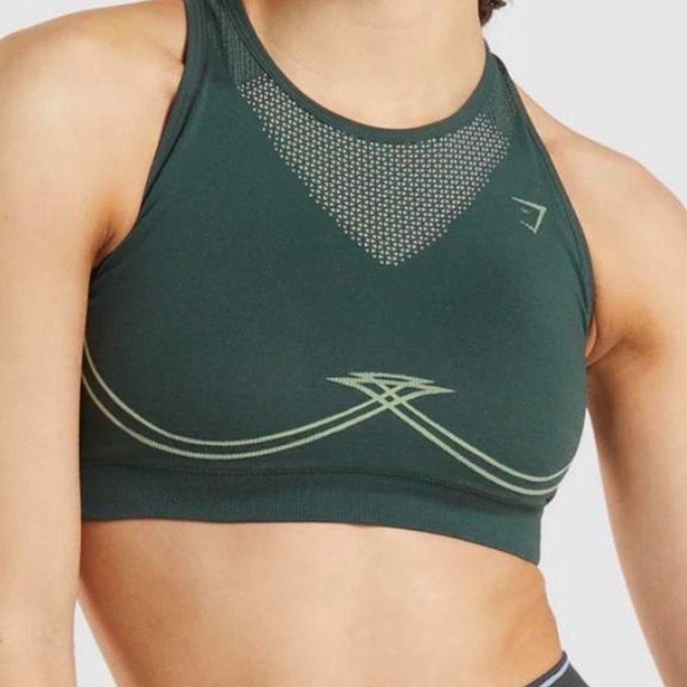 Gymshark Apex Seamless Sportsbra Strappy Back Padded Modesty Inserts Missing Tag